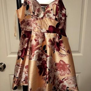 Floral hoco dress